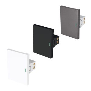 Apagadores de 3 vías Volteck línea Lisboa 3 módulos diferentes colores