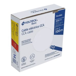 Caja de cables rojos CCA Volteck Basic 100 metros