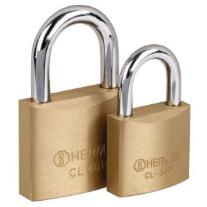 Candados de seguridad Hermex de latón sólido gancho corto