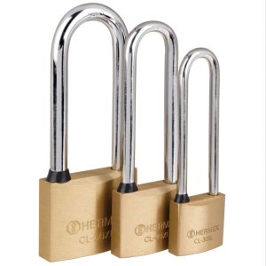 Candados de seguridad de latón Hermex sólido gancho extra largo