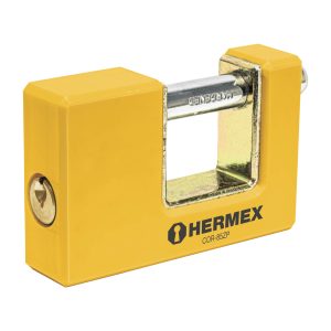 Candado de seguridad Hermex antipalanca 85 mm cuerpo metálico Mod. COR-85ZP