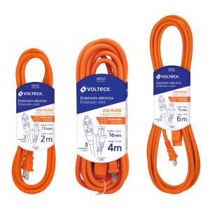 Extensiones de uso rudo Volteck calibre 16