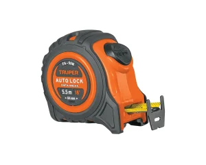 Flexómetro Auto-Lock TRUPER contra impactos 5.5 metros, cinta de 25 mm Mod. FA-55M