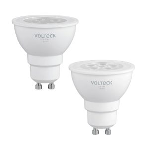 Focos LED Volteck tipo MR 16 base GU10 luz de día