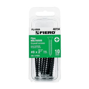 Blíster con 10 tornillos multiusos Fiero #8 x 2 Mod. PIJ-850A