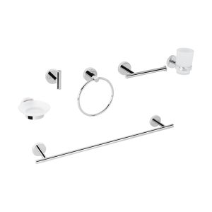 Accesorios para Baño Cromados Foset de 6 Piezas Mod. TBA-7000