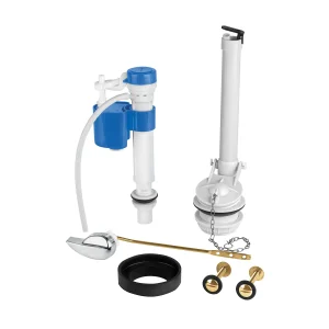 Herraje para Sanitario 2? Foset con Sapo de Silicona Mod. VW-058