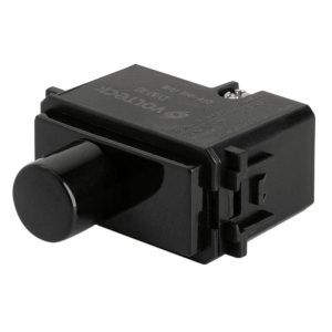 Atenuador de luz rotativos negro Volteck línea Italiana Mod. DIM-IN