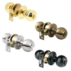 Cerraduras de pomo tipo esfera Hermex mecanismo cilíndrico para recámara