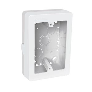 Caja eléctrica de contactos para canaleta Volteck 3? x 5? blanca Mod. CRU-3X5