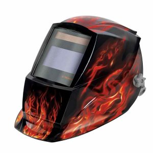 Careta electrónica para soldar TRUPER diseño flama Mod. CAREL-913F