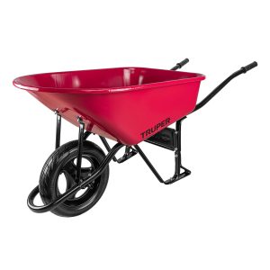 Carretilla con llanta imponchable, bastidor tubular Truper 6 ft3 Mod. CAT-60FF