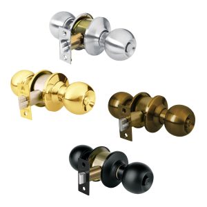 Cerraduras de pomo tipo esfera Hermex mecanismo cilíndrico recámara