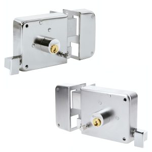 Cerraduras de sobreponer Hermex instala-fácil acabado cromado