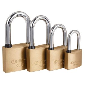Candados de seguridad Hermex de latón sólido gancho largo