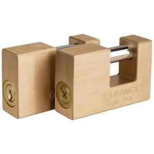 Candados de seguridad antipalanca Hermex cuerpo de latón alta seguridad
