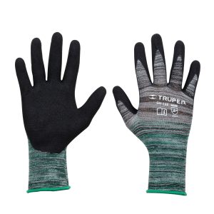 Guantes de seguridad y trabajo Truper textiles con recubrimiento de nitrilo alta sensibilidad